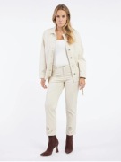 ORSAY Beżowe jeansy damskie o prostym kroju rozm. 42