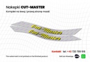 Naklejki kosiarki Cut Master jak Castelgarden