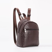 Brązowy plecak pikowany 