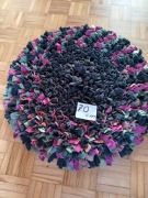 Mata węchowa dla psa lub kota 70cm grafit, różowy, zielony