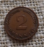 Niemcy RFN 2 pfennig 1969 G