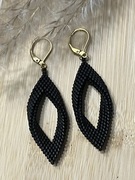 Kolczyki z japońskich koralików.