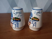 Zestaw Solniczka Pieprzniczka Grecka Porcelana