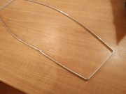 UNITRA Diora radio DMP 251 Śnieżka front dekor listwa ozdobna