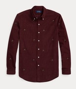 POLO RALPH LAUREN Embroidered Corduroy FOX Custom Fit koszula sztruksowa XL