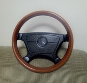 Kierownica drewno Mercedes W201 W140 W124 R129 AMG