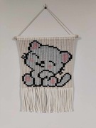 Makatka kotek Makrama Prezent dla dziecka