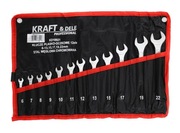 KLUCZE PŁASKO-OCZKOWE 12el KD10921 