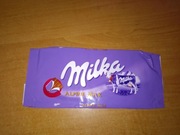 Milka czekolada mleczna Alpine Milk 2009 puste opakowanie