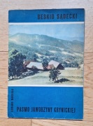 E. Moskała, Beskid Sądecki. Pasmo Jaworzyny Krynickiej, [1970], mapa
