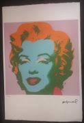 Andy Warhol Marilyn Monroe Litografia sygn+num 