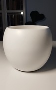 Ceramiczna osłonka - biała kula