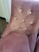 Krzesła tapicerowane, welurowe