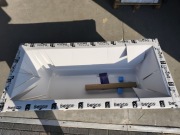 Wanna prostokątna BESCO MODERN SLIM 150x70 cm