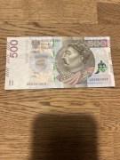 Banknot 500zl seria AB 