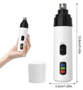 Cichy Elektryczny Pilnik Grinder Do Pazurów Psa Kota Regulacja Prędkości