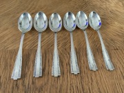 HEFRA srebrne łyżeczki do kawy wzór wschodni