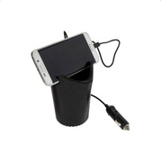 Ładowarka samochodowa 3xUSB uchwyt do telefonu