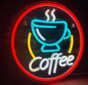 NEON KAWA COFFEE KAFEJKA SZYLD LED DO KAWIARNI 