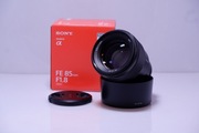 Sony FE 85mm f/1.8 - Idealny stan , komplet.