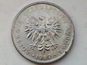 10 zł 1987 Destrukt niedobity napis na awersie (881)