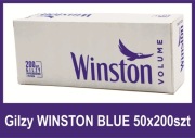 Gilzy papierosowe WINSTON BLUE 200 szt x 10 Karton zbiorczy