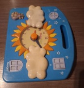 Zabawka mówiąca po angielsku godziny zegar