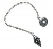 WAHADEŁKO Metalowe Mini Ażurowe na łańcuszku