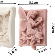 Dziewczynka ELF MOTYL forma silikonowa 8.5*6.2*2.8 do odlewów Mydła Świec