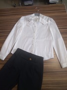 Elegancki komplet bluzka + spodnie rozm. 134