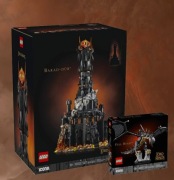 LEGO 10333 + 40693 LOTR Wieża Barad Dur i unikat Skrzydlata Bestia i Nazgul