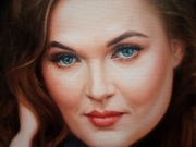 Portret na zamówienie. Obraz olejny na płótnie. Prezent.