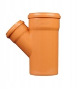 TRÓJNIK KANALIZACYJNY PP 160/110/45 Rury PCV KAN