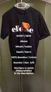 ellesse  NOWY  Włoski męski t-shirt z bawełny, 100% Bawełna, Rozmiar S/M