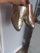 River Island sztyblety mokasyny zlote rozm 6 typ kazar zara hm lasocki