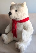 Miś Coca-Cola, wielki 80 cm, 18-tka, Mikołaj, pod choinkę, gwiazdka, misiek
