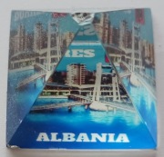 Piramida szklana - pamiątka  z Durres w Albanii