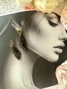 Kolczyki “Midnight Loop Cascade”| Złote Kółka | Smukłe | Nowoczesne