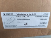 Haftra 30mm do blachy na rąbek, zwiększony przesuwna