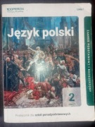 Język polski Operon podręcznik 2 część 1 2020