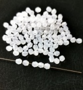 Kryształki Swarovski Rondes 3mm White Opal - 50sztuk