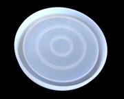 FORMA silikonowa okrągła do żywicy wosku mydła PODSTAWKA 