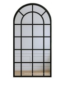 OGROMNE CZARNE LUSTRO OKNO SUPER FASON