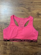 Biustonosz sportowy crop top stanik różowy Superdry rozmiar 38 M
