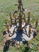 Żyrandol pozłacany 