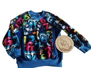 Nowość welurowa bluza dziecięca Six Seven 67 wiosenna 