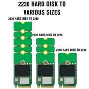 Adapter dysków M.2 NVME/SATA 2230, 2242, 2260 do 2280