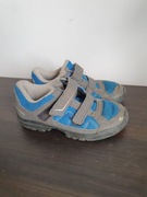 Niebieskie chłopięce adidasy buty trekingowe na wycieczki quechua 26