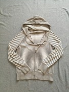 Szara bluza z kapturem paski Funk'N'Soul