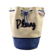 Torba plażowa plecak płócienny